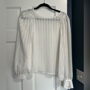 NWT treasure & bond white blouse